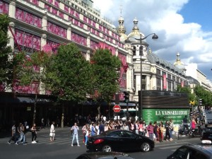 Printemps store celebrating 150 years in Paris