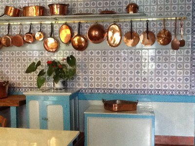 Monet's collection of copper pans