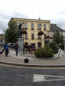 Market Square with Father John Murphy and Pikeman Memorial.