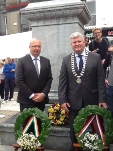 Monsieur Jean-Pierre Thebault, French Ambassador with Mayor Paddy Kavanagh